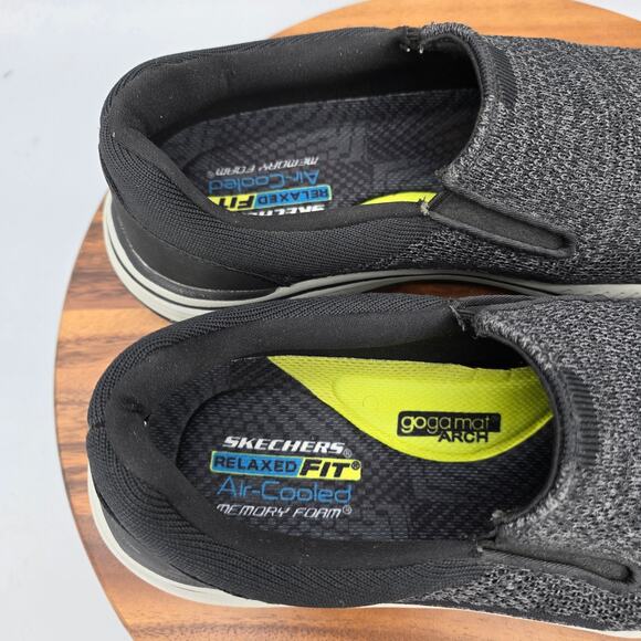 Skechers Shoes Mens 11 M Black Slip On Comfort Relaxed Fit Casual Sneakers main image 7